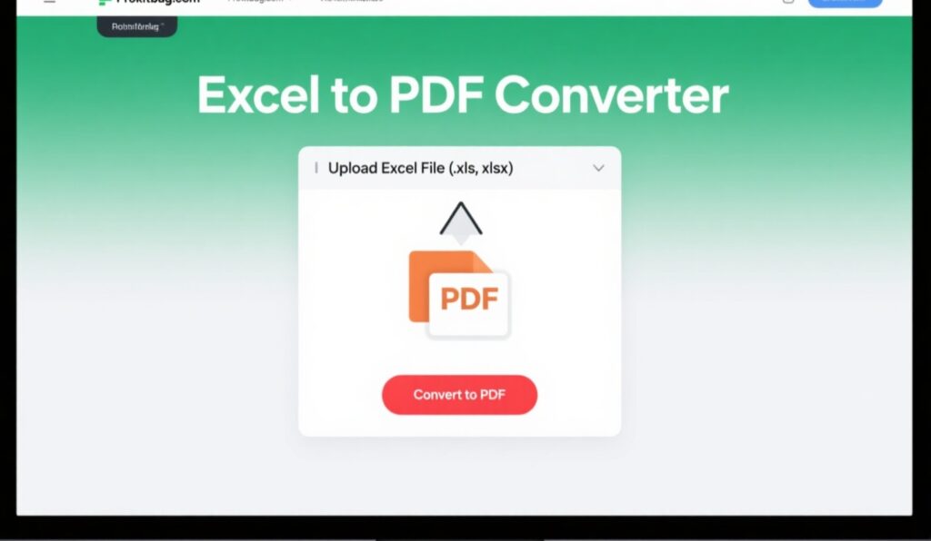 Excel to PDF Converter Online