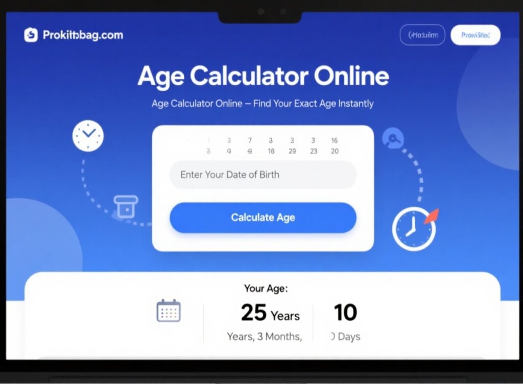 Age Calculator Online