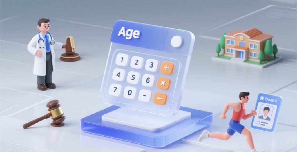 floating digital age calculator