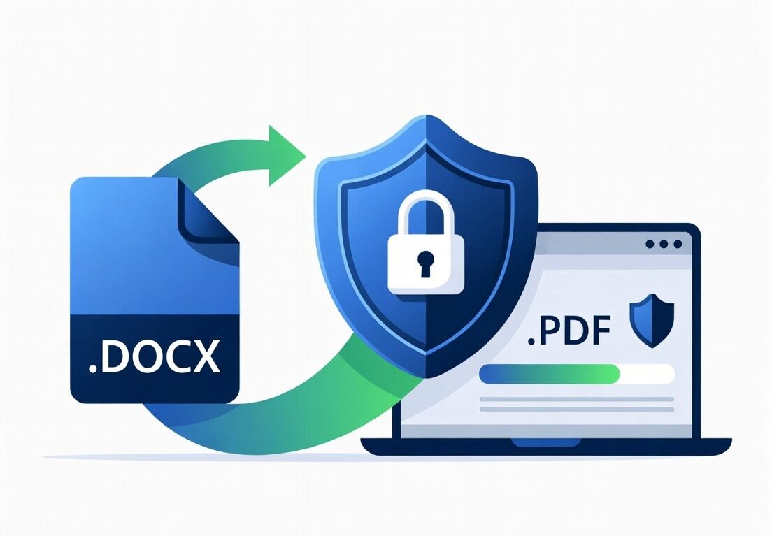 Secure Word to PDF converter with data protection and file security