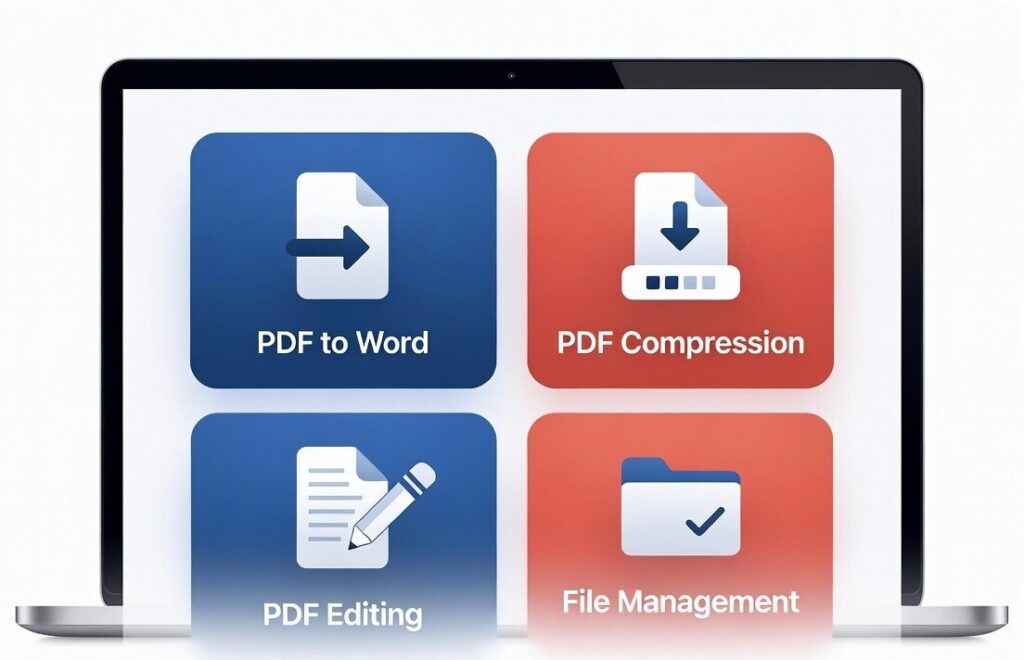 Online PDF tools for converting and managing PDF files