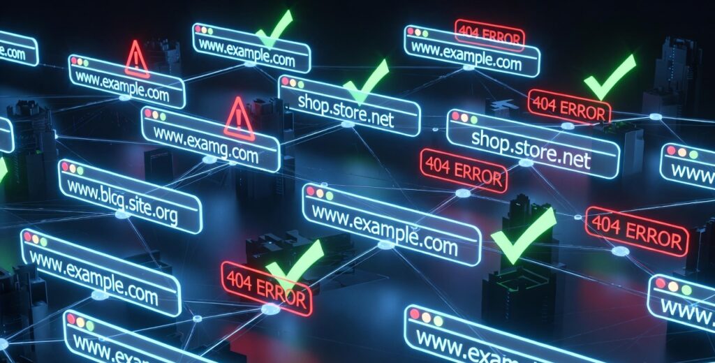 bulk url analyzer detecting broken links and status errors visually
