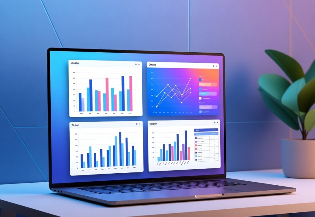 excel data converted into presentation slides