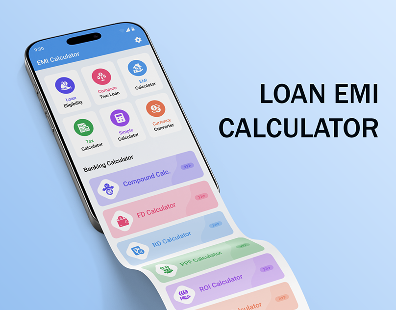 Home loan EMI calculator online dashboard