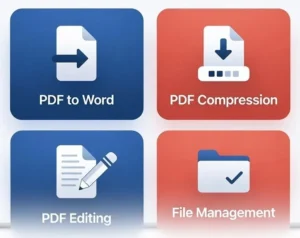 Online PDF tools for converting and managing PDF files