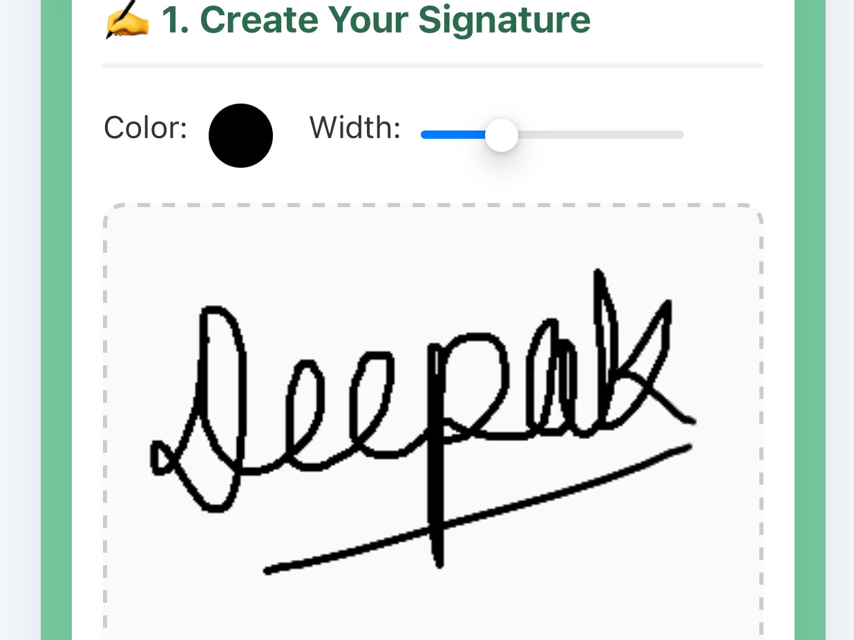 Sign pdf online