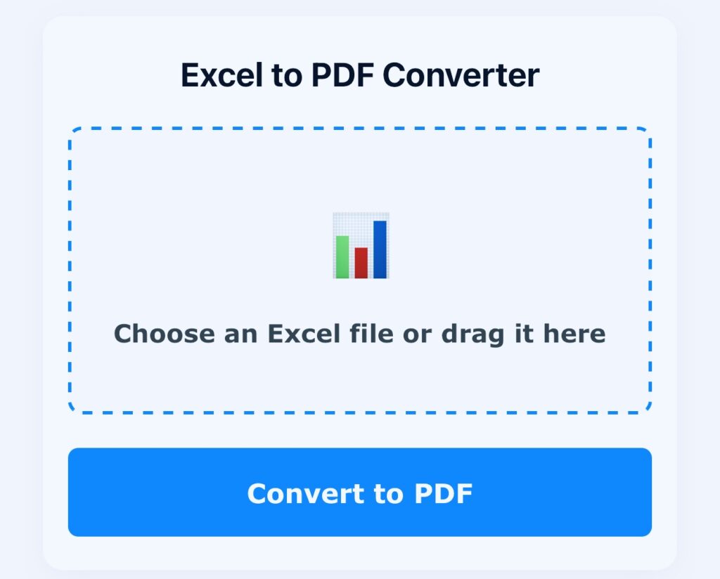 A responsive online file converter web page dashboard with a clean layout and modern user interface design.