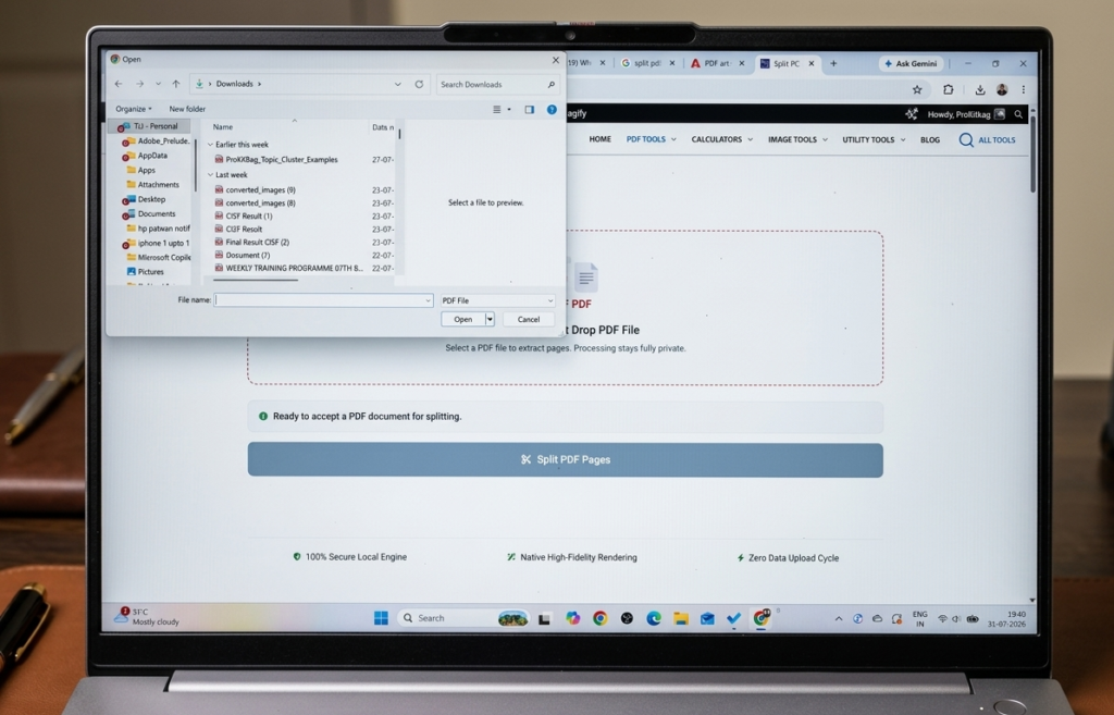 Free online PDF splitte