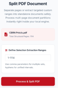 Split PDF Online