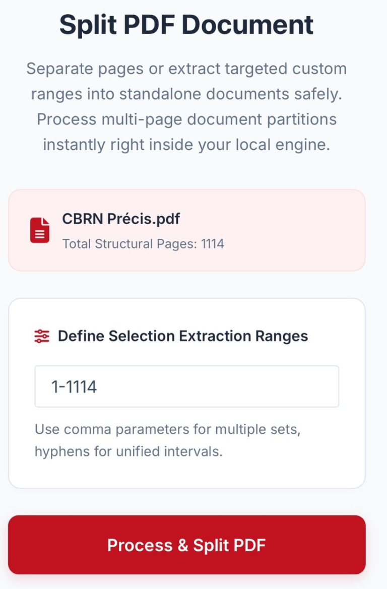 Split PDF Online