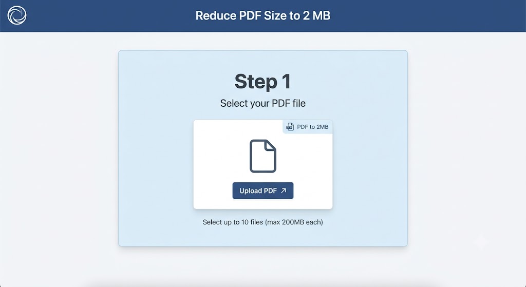 compress pdf online 2 mb